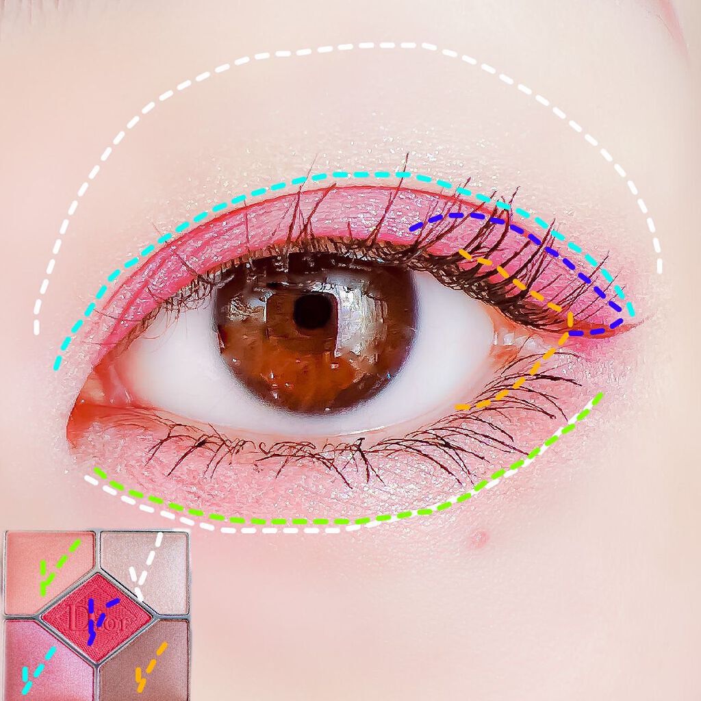 【旧】サンク クルール クチュール/Dior/アイシャドウパレットを使ったクチコミ（2枚目）