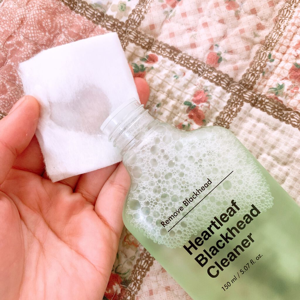 ハートリーフ ブラックヘッドクリーナー/BY ECOM/ピーリングを使ったクチコミ(2枚目)