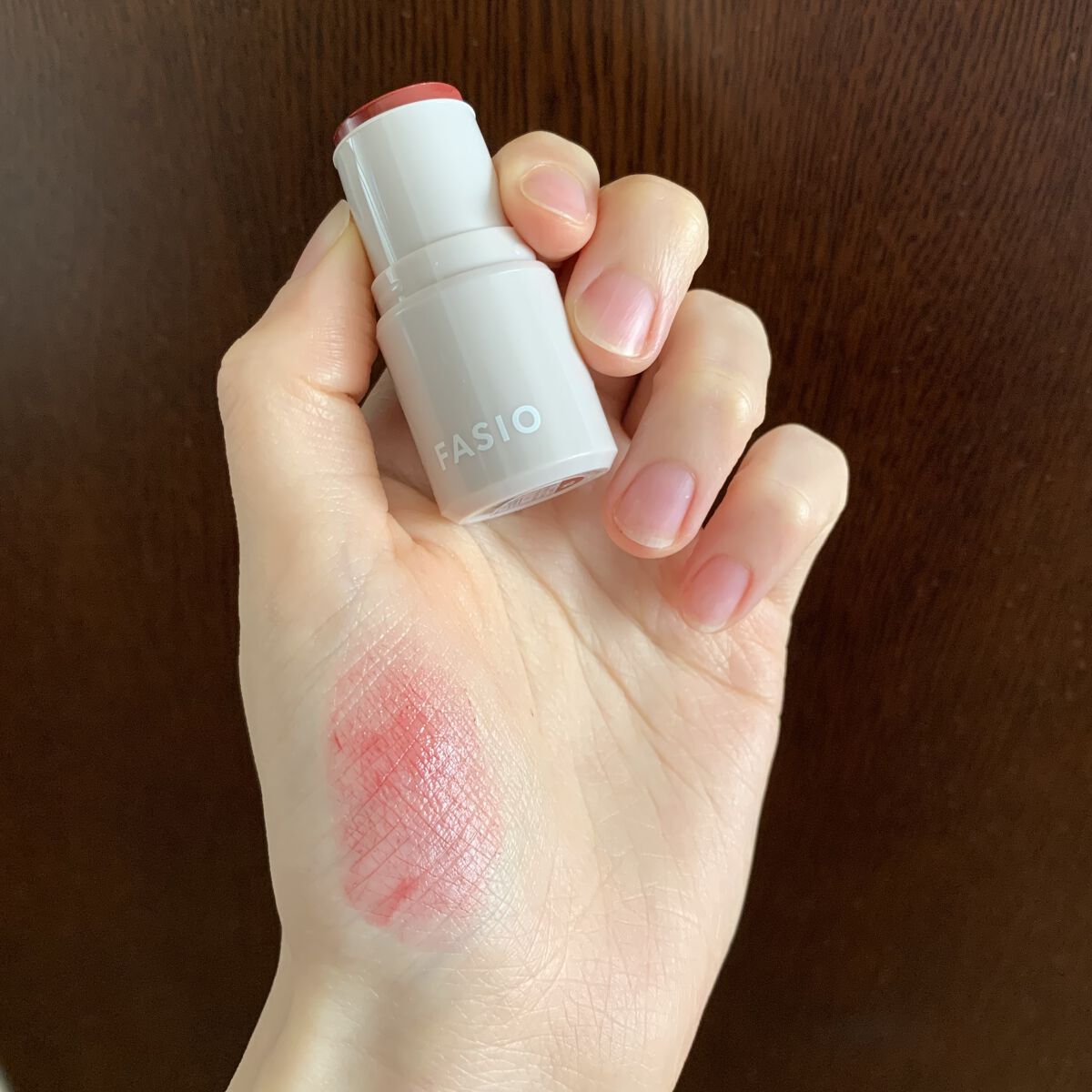 マルチフェイス スティック 14 Lady Madonna/FASIO/ジェル・クリームチークを使ったクチコミ（2枚目）