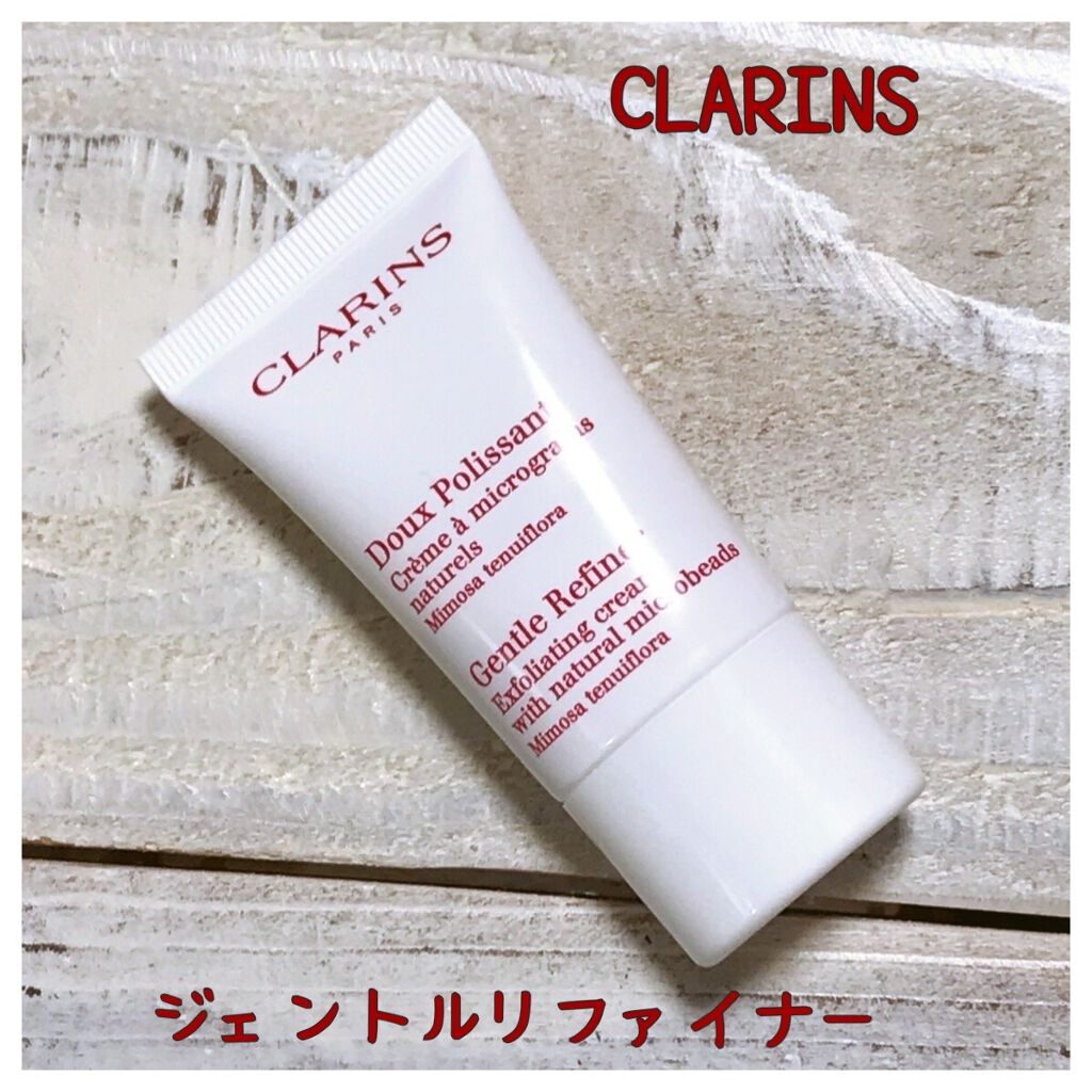 CLARINS ジェントル リファイナーのクチコミ「CLARINSのジェントル リファイナー

スクラブ洗顔料です🙃


わたしは老廃物が溜まりや.....」（1枚目）