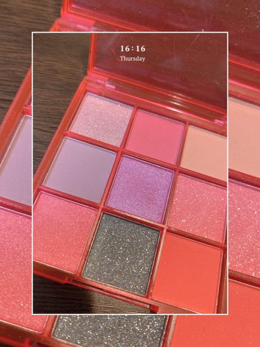 UR GLAM　BLOOMING EYE COLOR PALETTE/U R GLAM/パウダーアイシャドウを使ったクチコミ（2枚目）