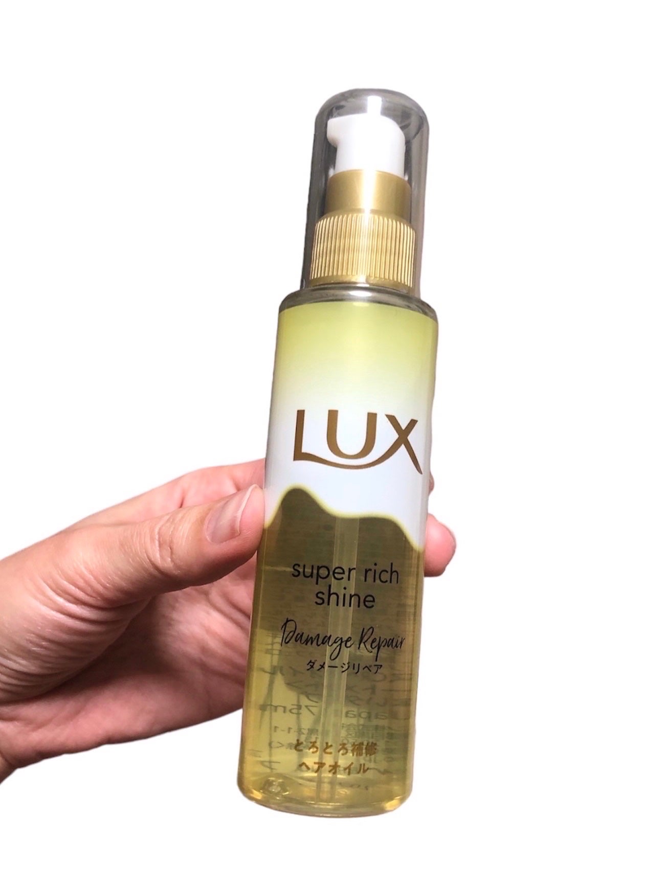 スーパーリッチシャイン ダメージリペア とろとろ補修ヘアオイル/LUX/ヘアオイルを使ったクチコミ(9枚目)