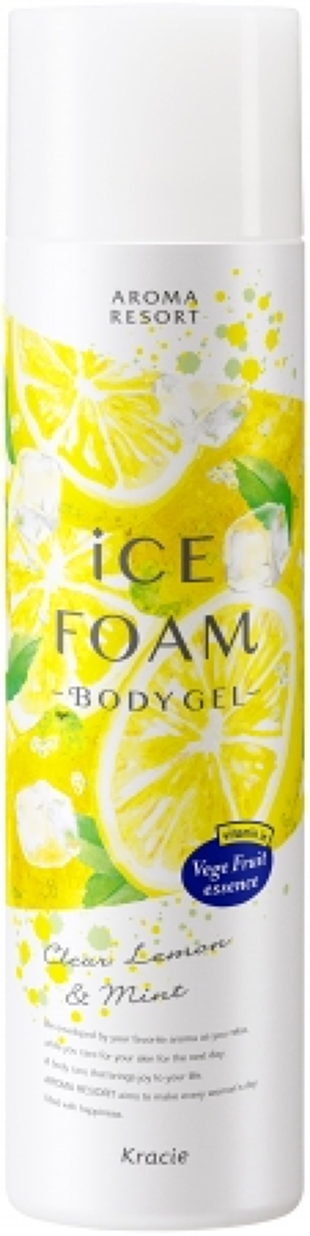 アロマリゾート アイスフォームボディジェル クリアレモン&ミント