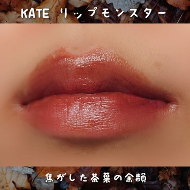 リップモンスター EX-1 焦がした茶葉の余韻(限定色)/KATE/口紅を使ったクチコミ（3枚目）