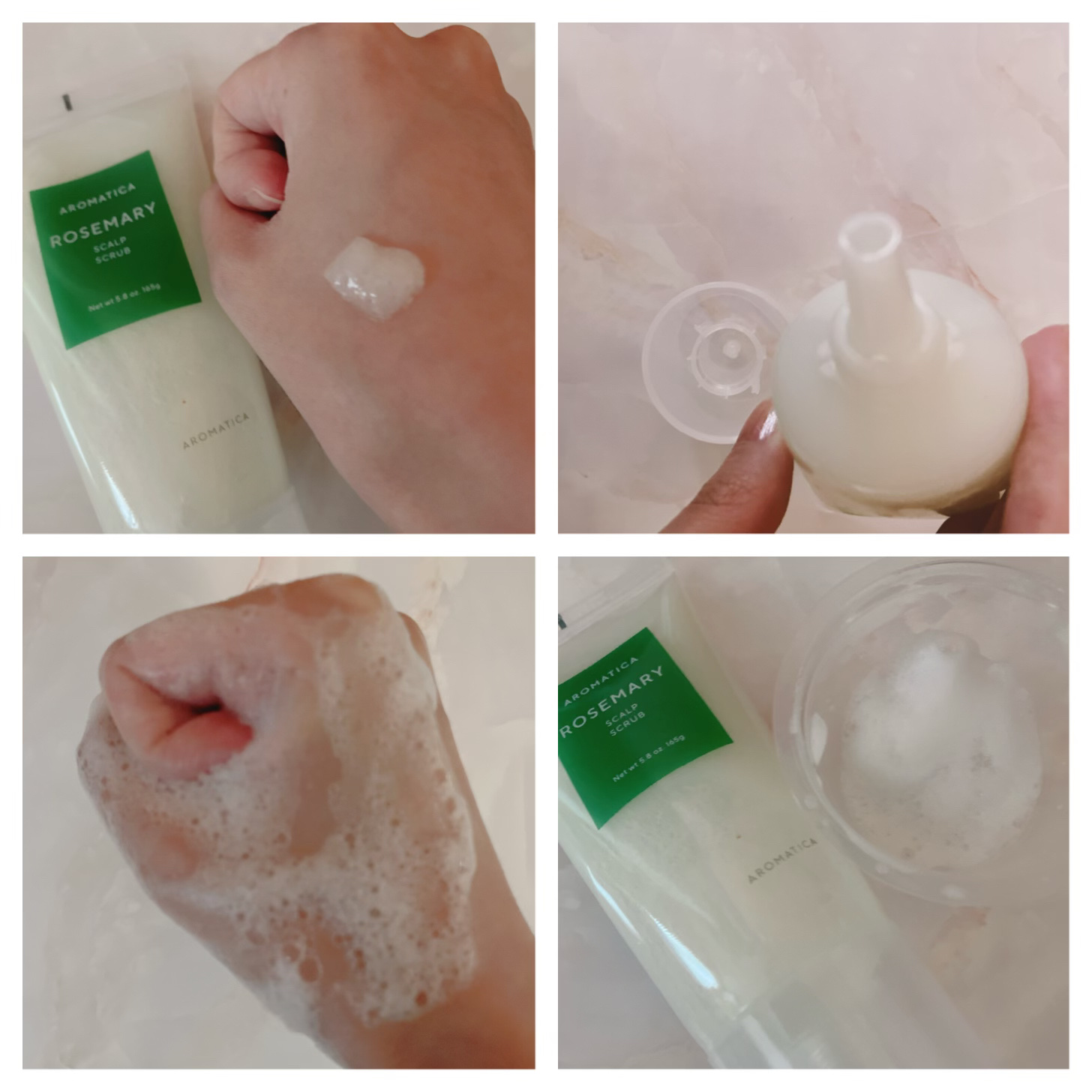 ローズマリーソルトスカルプシャンプー/AROMATICA/市販シャンプーを使ったクチコミ（2枚目）