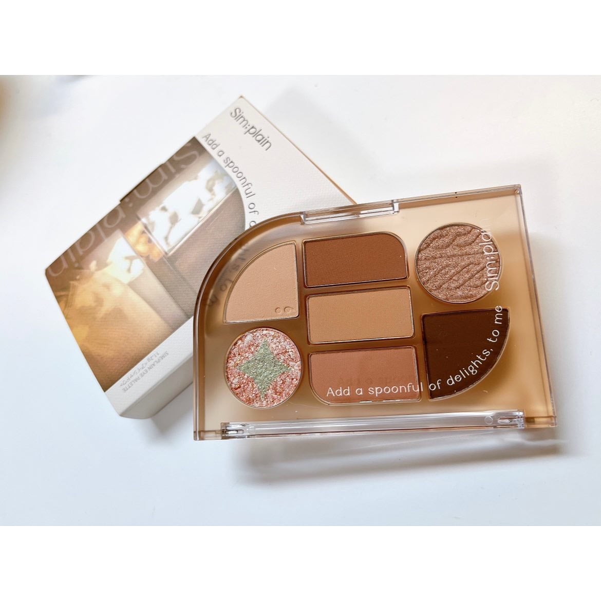 シンプレイン アイパレット/Sim;plain/アイシャドウパレットを使ったクチコミ(1枚目)