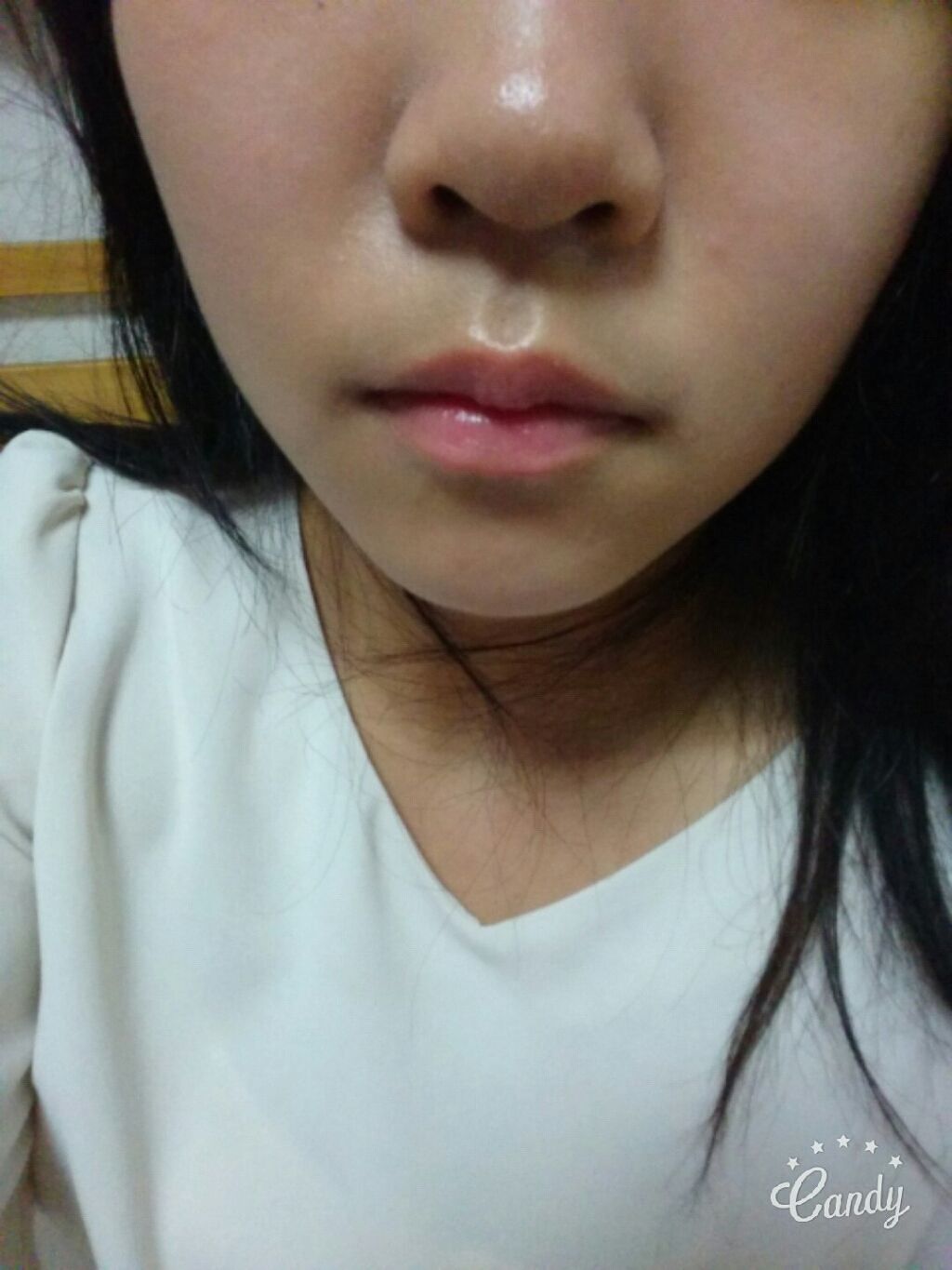 ルージュ ヴォリュプテ シャイン/YVES SAINT LAURENT BEAUTE/口紅を使ったクチコミ(2枚目)