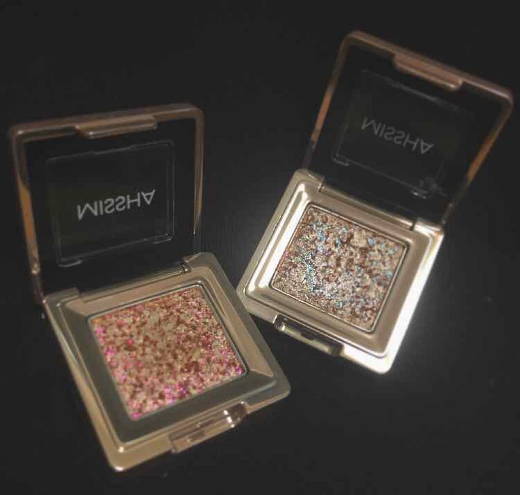 グリッタープリズム シャドウ/MISSHA/グリッターを使ったクチコミ(1枚目)