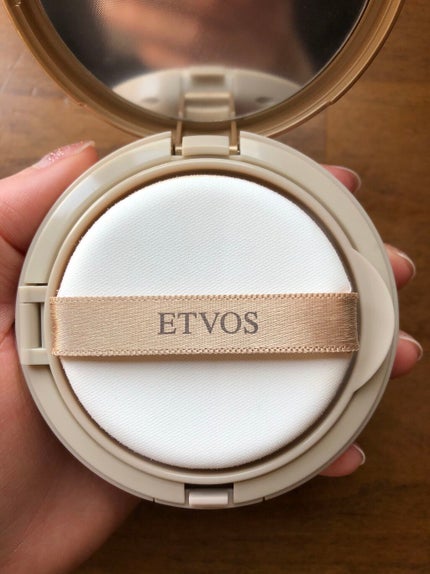 ミネラルグロウスキンクッション/エトヴォス/クッションファンデーションを使ったクチコミ(2枚目)