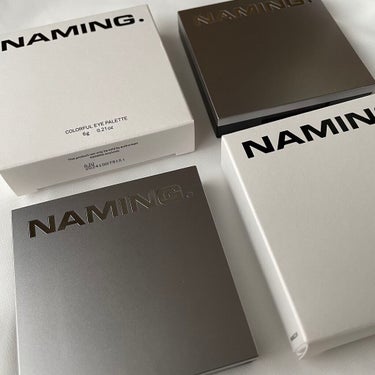 NAMING. COLORFUL EYE PALETTEのクチコミ「大好きな韓国コスメブランドの1つの
NAMING様よりアイシャドウパレット2種類いただきました.....」（1枚目）