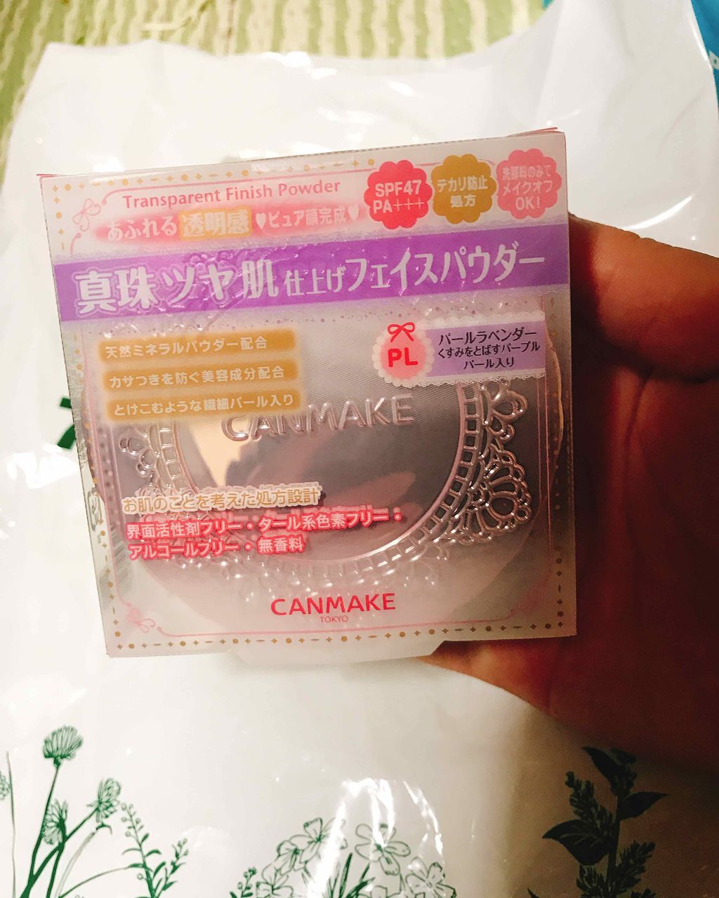 トランスペアレントフィニッシュパウダー/キャンメイク/プレストパウダーを使ったクチコミ(1枚目)