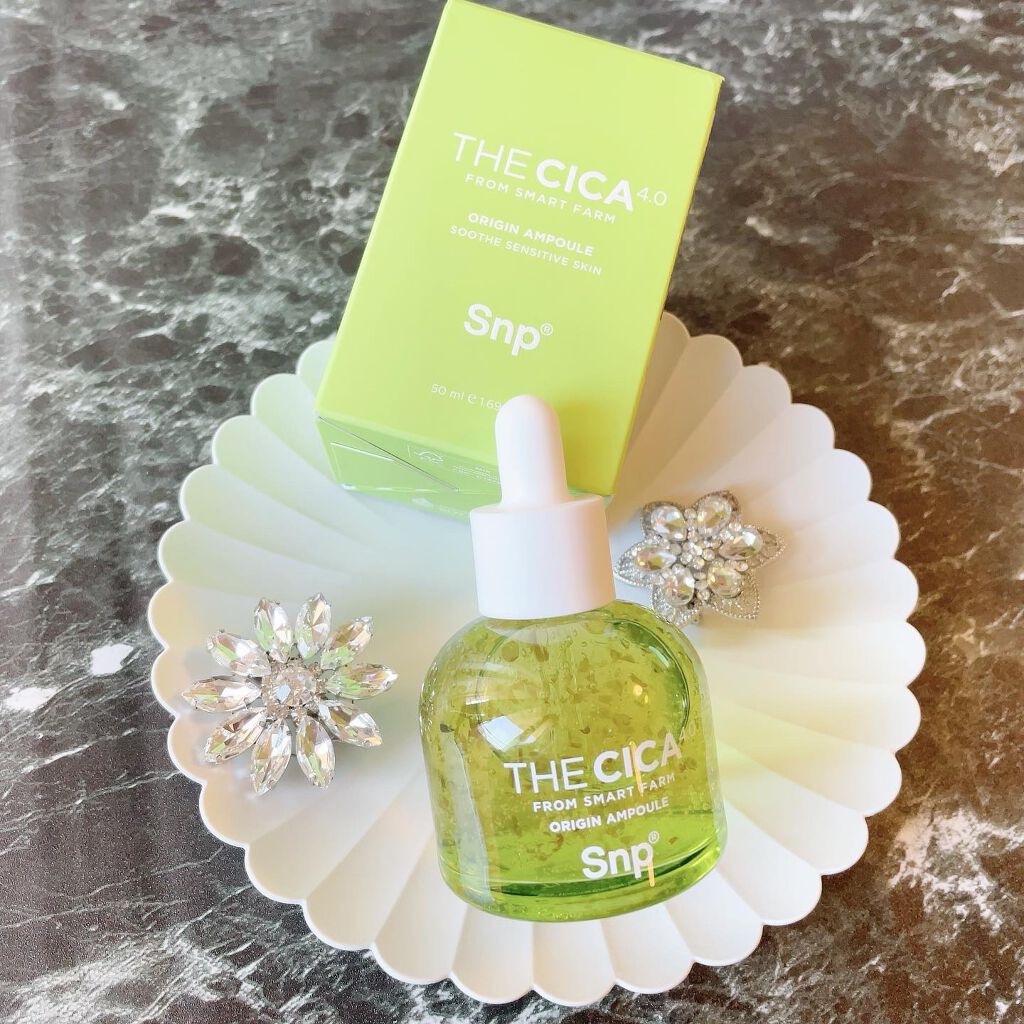 THE CICA 4.0 オリジンアンプル/SNP/美容液を使ったクチコミ（1枚目）