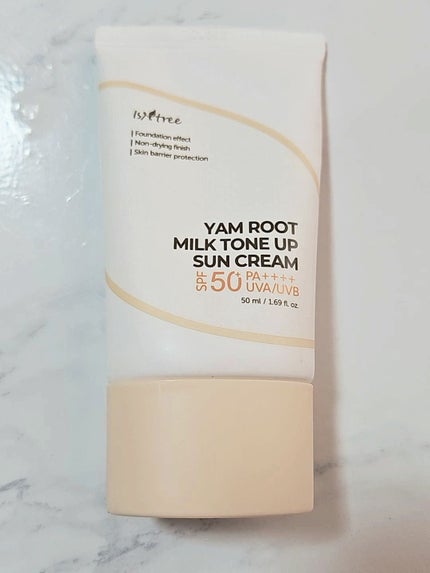 ヤマイモ ミルク トーンアップ UVクリーム/Isntree/日焼け止めクリームを使ったクチコミ(2枚目)