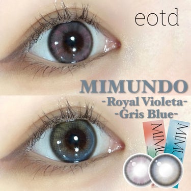 〖唯一無二の瞳になれる！〗

\ピンクとブルーの個性派カラコン！/
⁡
❤︎MIMUNDO
<Royal Violeta/ Gris Blue>
✓DIA 14.2mm
✓BC 8.7mm
✓着色直径 