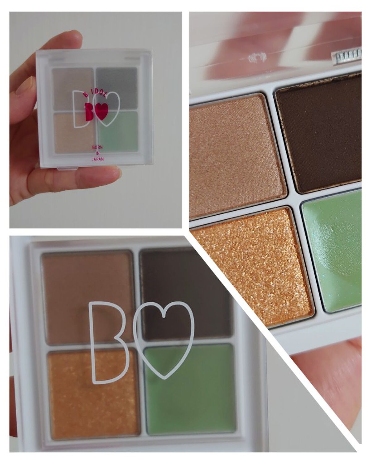 THE アイパレR/b idol/アイシャドウパレットを使ったクチコミ（1枚目）