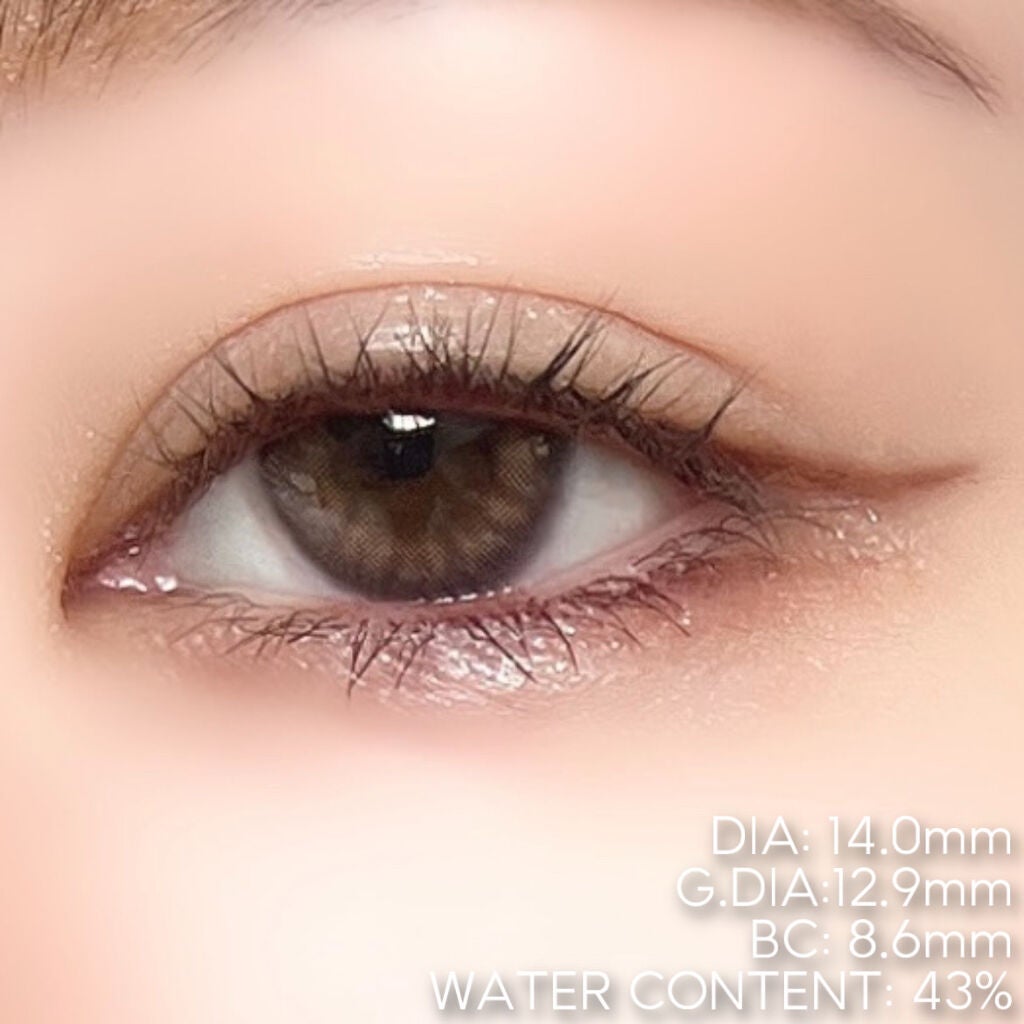 cloud pudding pink brown/chuu LENS/カラーコンタクトレンズを使ったクチコミ(8枚目)