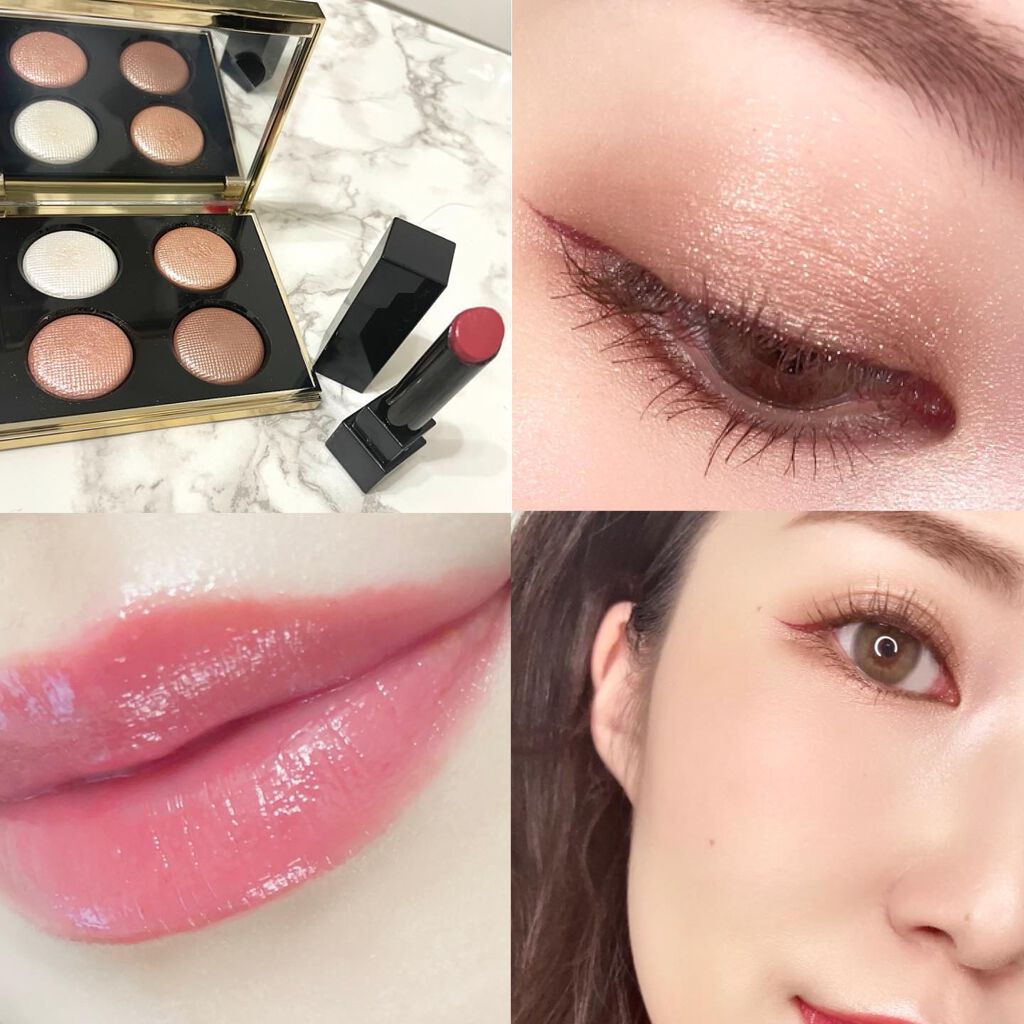 ピンク グロウ リュクス アイシャドウ パレット/BOBBI BROWN/アイシャドウパレットを使ったクチコミ（1枚目）