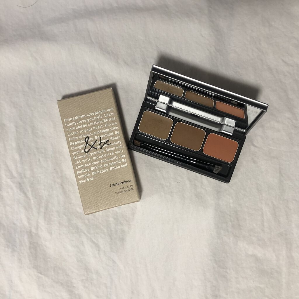 パレットアイブロウ/＆be/パウダーアイブロウを使ったクチコミ（1枚目）