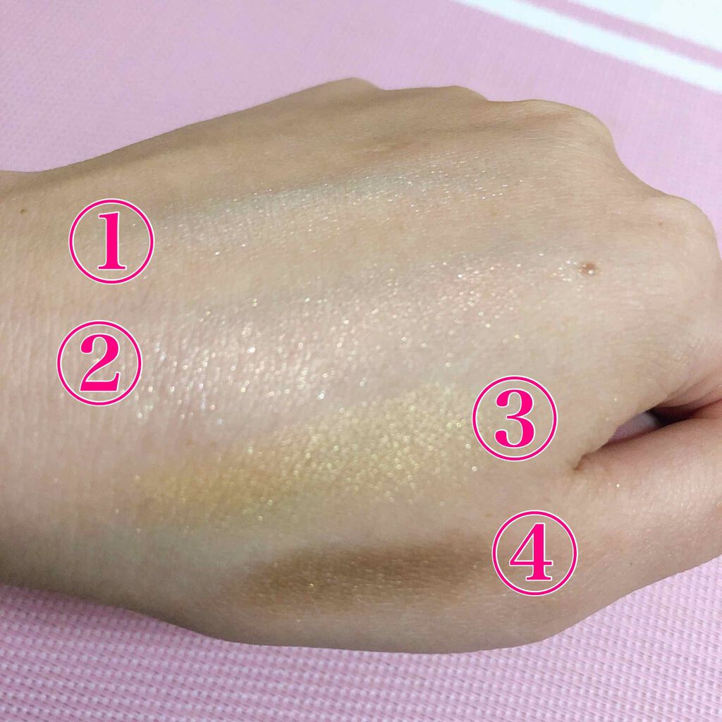 リアルクローズシャドウ CS09 イエロータッセル/excel/アイシャドウパレットを使ったクチコミ（3枚目）