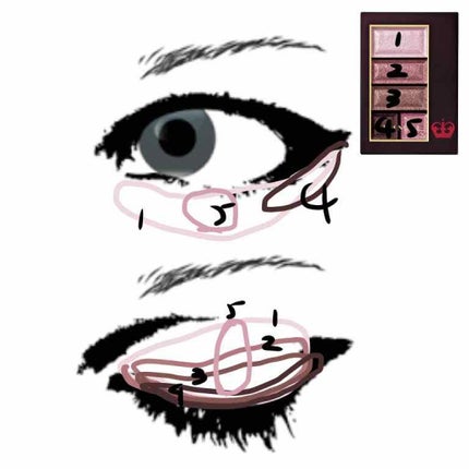 ショコラスウィート アイズ/リンメル ロンドン/アイシャドウパレットを使ったクチコミ(3枚目)