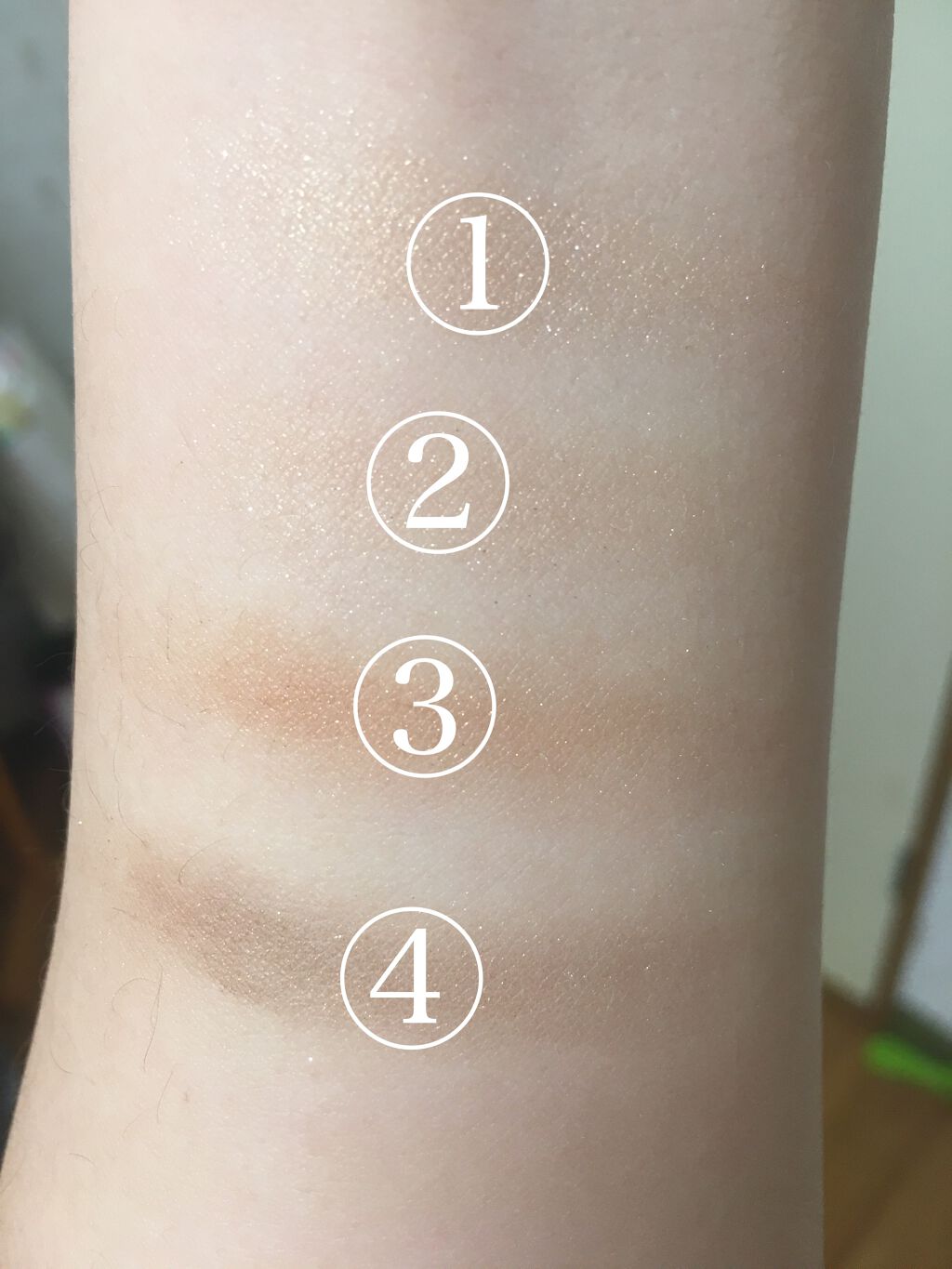 WHY NOT SPINNS 2色チーク ハイライトローライト オレンジ/DAISO/パウダーチークを使ったクチコミ（3枚目）