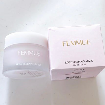 ローズウォーター スリーピングマスク/FEMMUE/フェイスクリームを使ったクチコミ(1枚目)