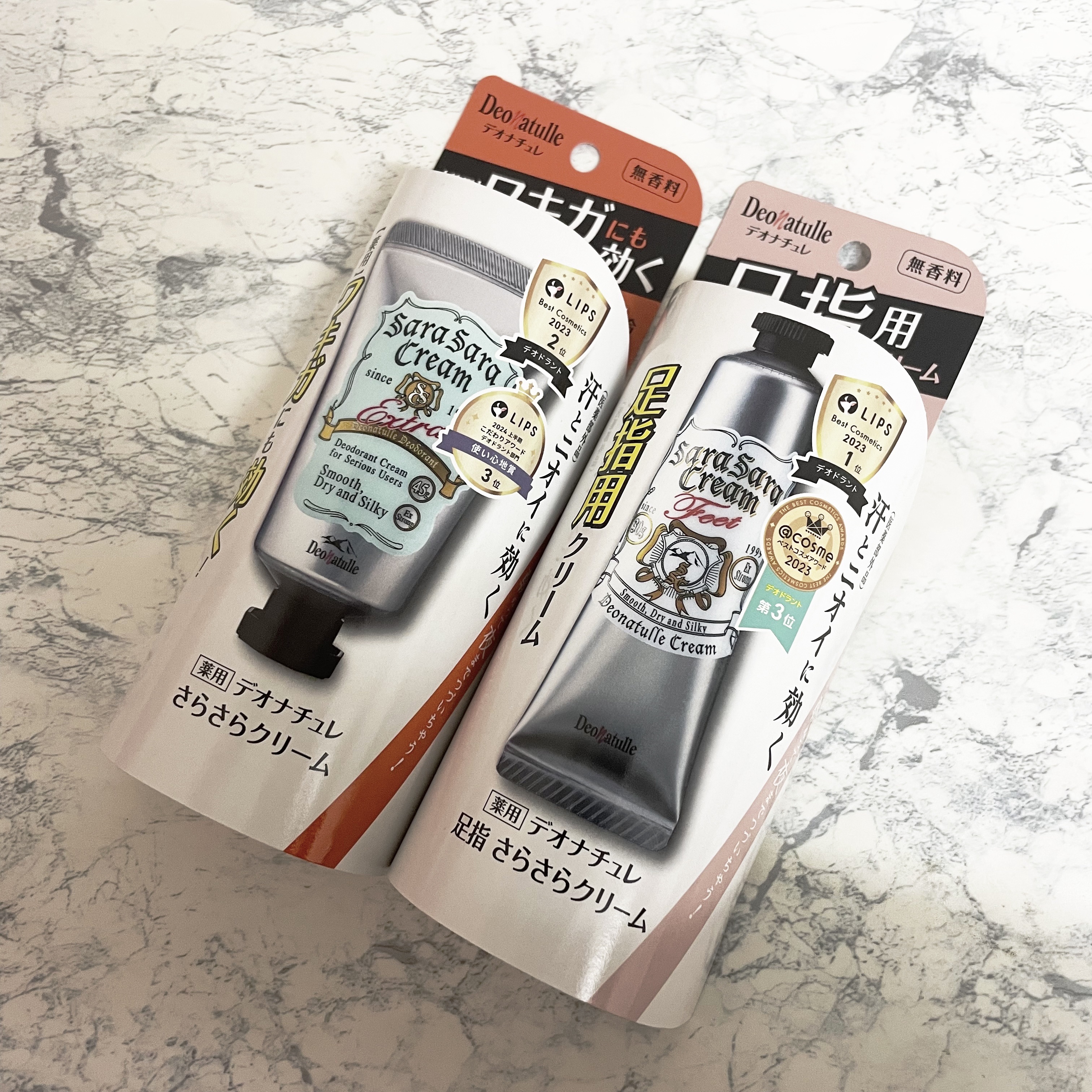 薬用足指さらさらクリーム/デオナチュレ/デオドラント・制汗剤を使ったクチコミ（1枚目）