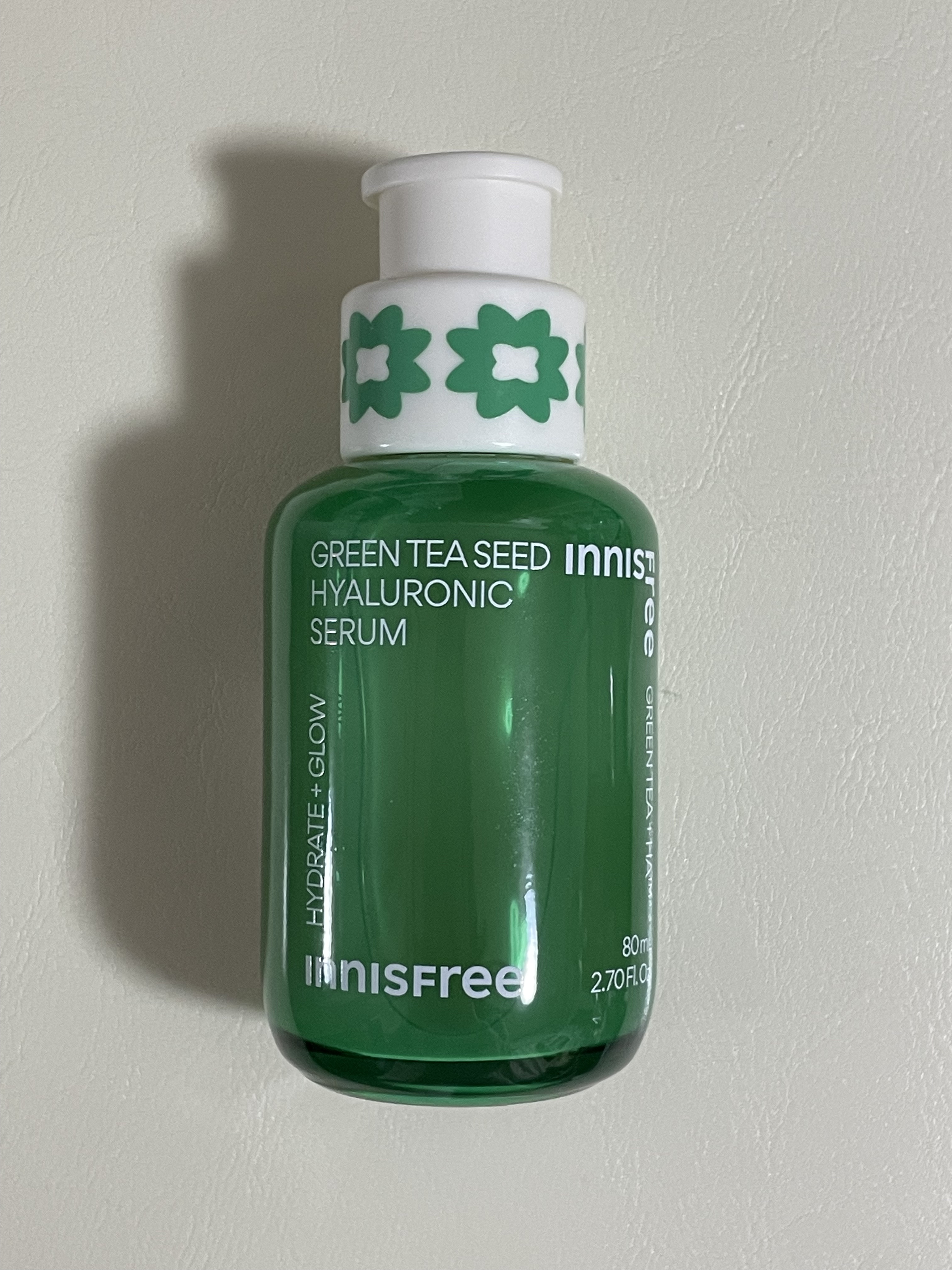 グリーンティーシード ヒアルロン セラム　 ホリデー グリーンティーシード ヒアルロン セラム スペシャルセット/innisfree/美容液を使ったクチコミ（1枚目）