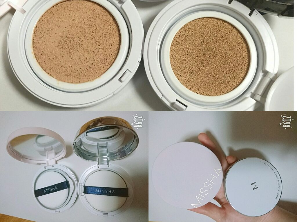 M クッションファンデーション(マット)/MISSHA/クッションファンデーションを使ったクチコミ（3枚目）