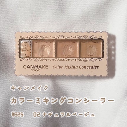 カラーミキシングコンシーラー/キャンメイク/パレットコンシーラーを使ったクチコミ(1枚目)