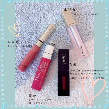 ルージュ ピュールクチュール ヴェルニ ヴィニルクリーム/YVES SAINT LAURENT BEAUTE/口紅を使ったクチコミ（2枚目）