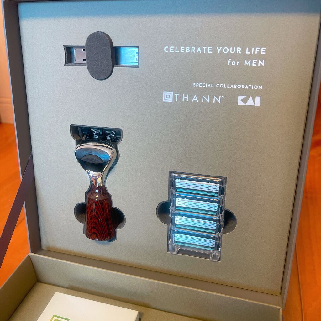 THANN × KAI CELEBRATE YOUR LIFE for MEN/貝印/その他キットセットを使ったクチコミ（3枚目）