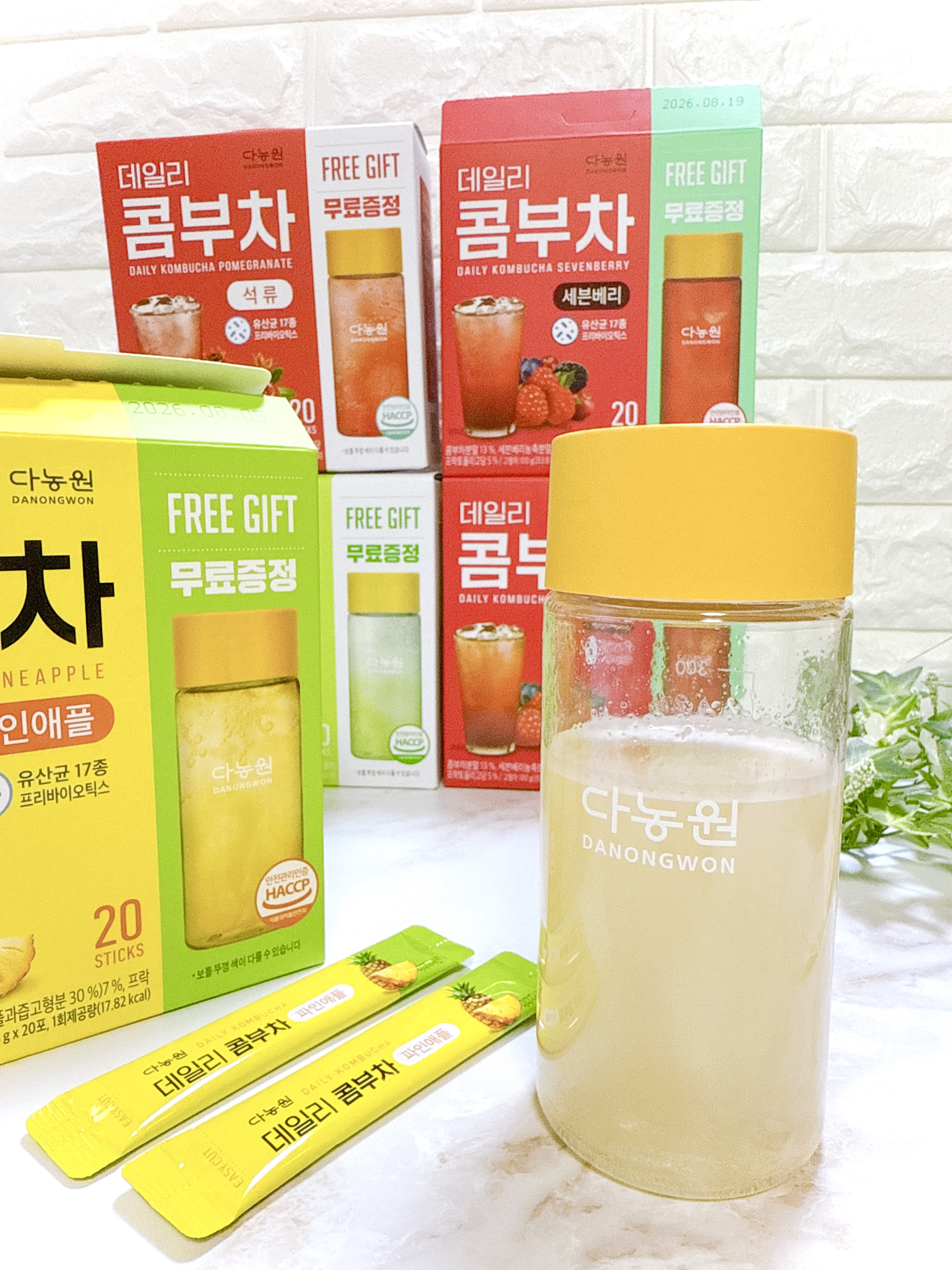 ダノンウォン/ダノンウォン/コンブチャを使ったクチコミ（2枚目）