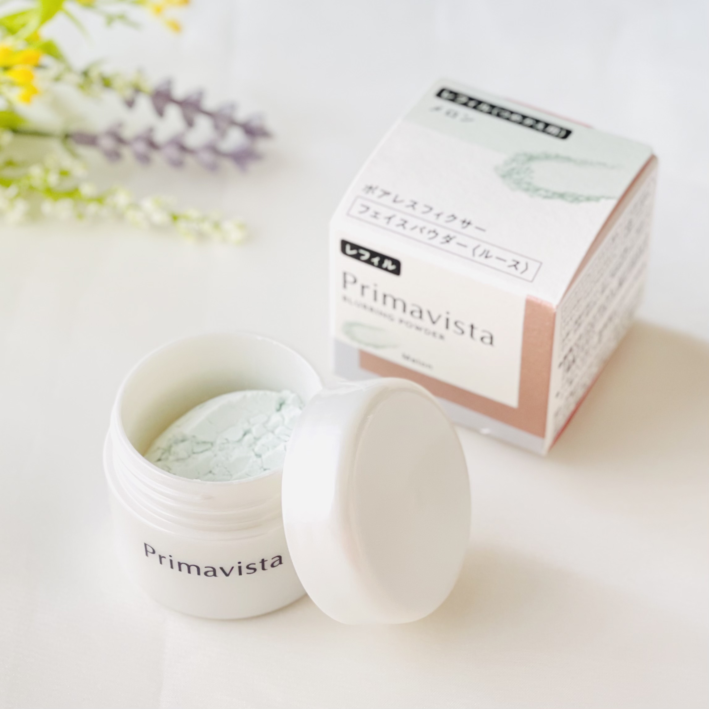 ポアレスフィクサー メロン(レフィル)7.5g/プリマヴィスタ/ルースパウダーを使ったクチコミ（1枚目）