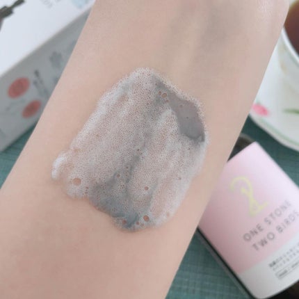 洗顔だけじゃない+パックもできる洗顔料/ONE STONE TWO BIRDS/その他洗顔料を使ったクチコミ(7枚目)