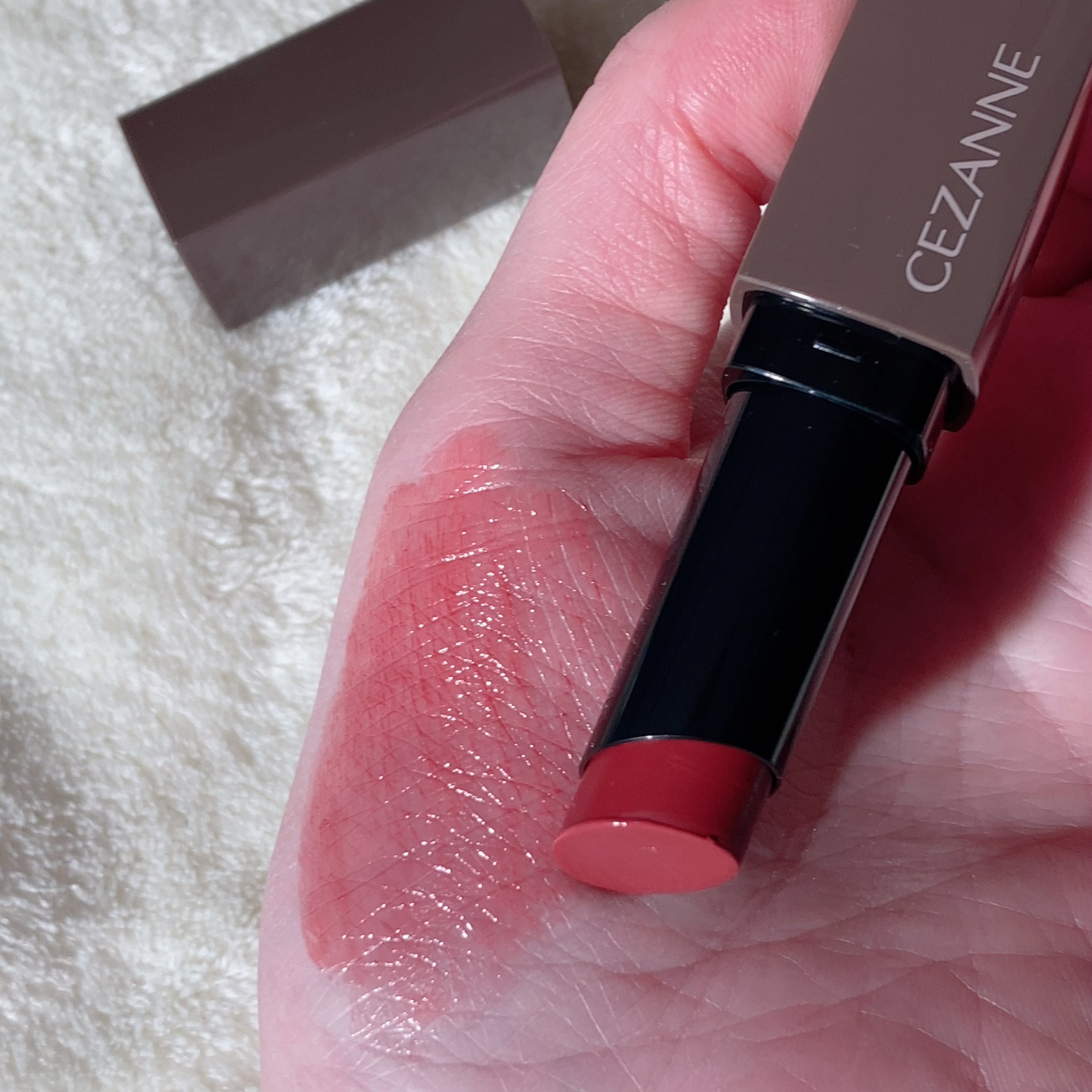 リップカラーシールド/CEZANNE/口紅を使ったクチコミ（1枚目）