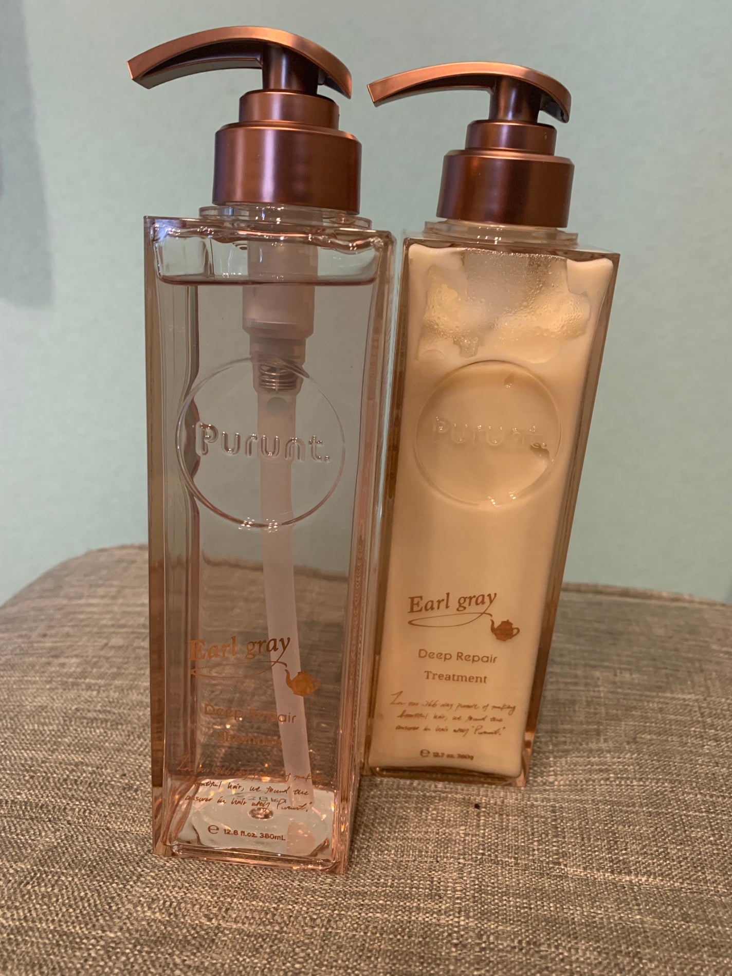 プルント ディープリペアペアセット アールグレイ N/Purunt./市販シャンプーを使ったクチコミ(2枚目)