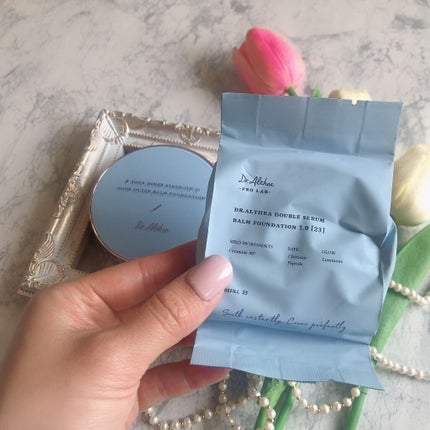 ダブル セラム バーム ファンデーション/Dr.Althea/クリーム・エマルジョンファンデーションを使ったクチコミ(3枚目)