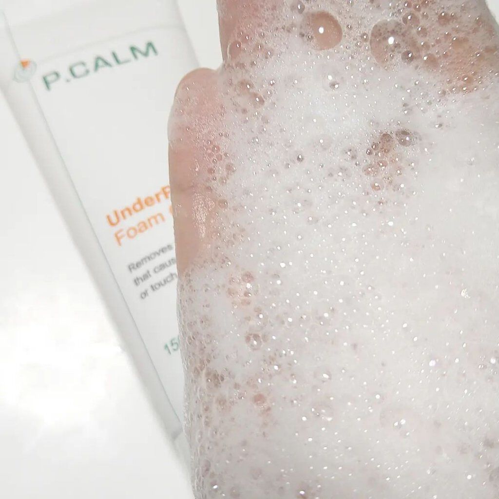 アンダーポアフォームクレンザー/P.CALM/洗顔フォームを使ったクチコミ（3枚目）