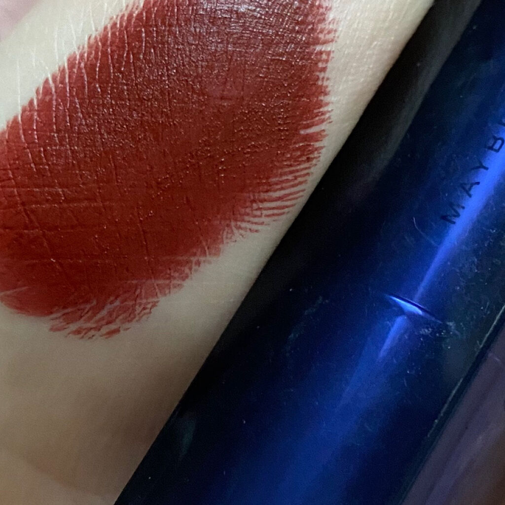 カラーセンセーショナル リップスティック B ＜ローデッド ボールズ コレクション＞ 05 モード バーガンディ/MAYBELLINE NEW YORK/口紅を使ったクチコミ（2枚目）