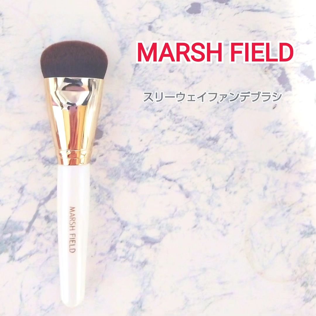 マーシュフィールド スリーウェイファンデブラシ/マーシュ・フィールド/メイクアップを使ったクチコミ（1枚目）