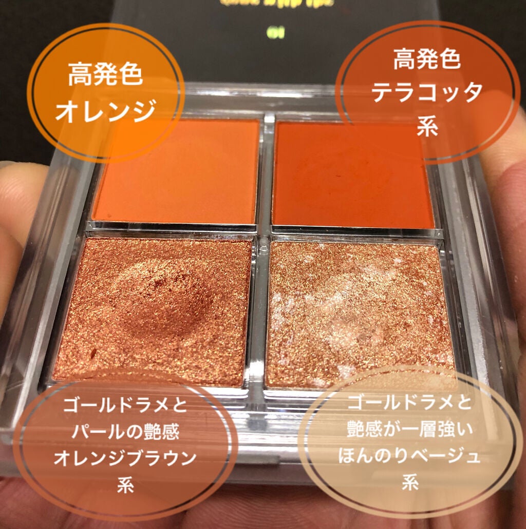 アイシャドウパレット/4U2/アイシャドウパレットを使ったクチコミ(2枚目)