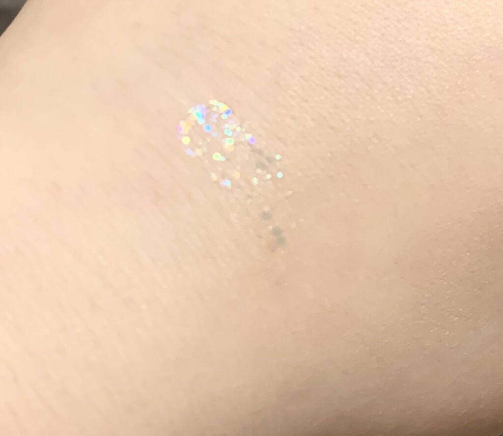 URGLAM　GLITTER GEM クリアパープル/U R GLAM/ジェル・クリームチークを使ったクチコミ（3枚目）