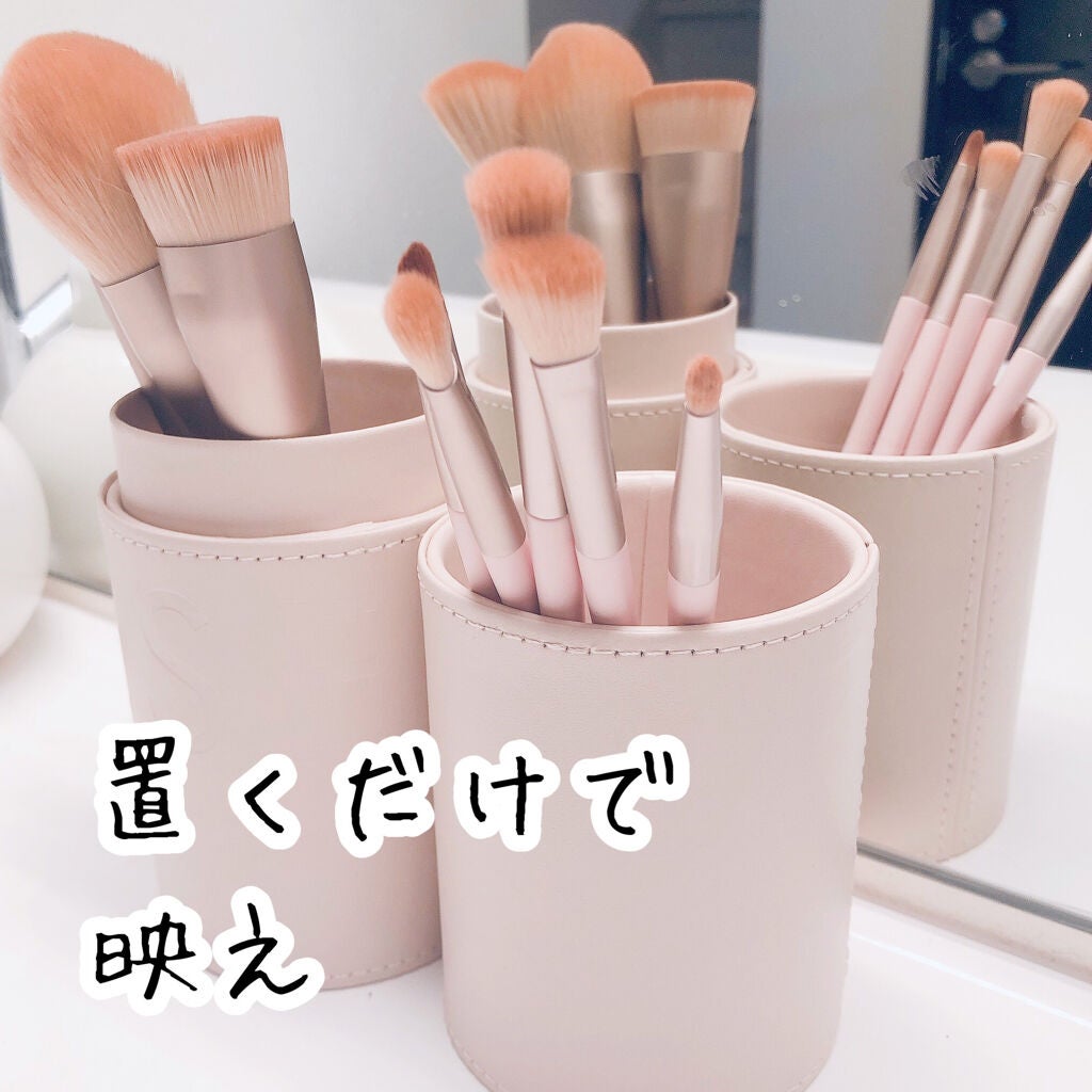 ローズクラウドメイクブラシセット/ZEESEA/メイクブラシを使ったクチコミ(2枚目)