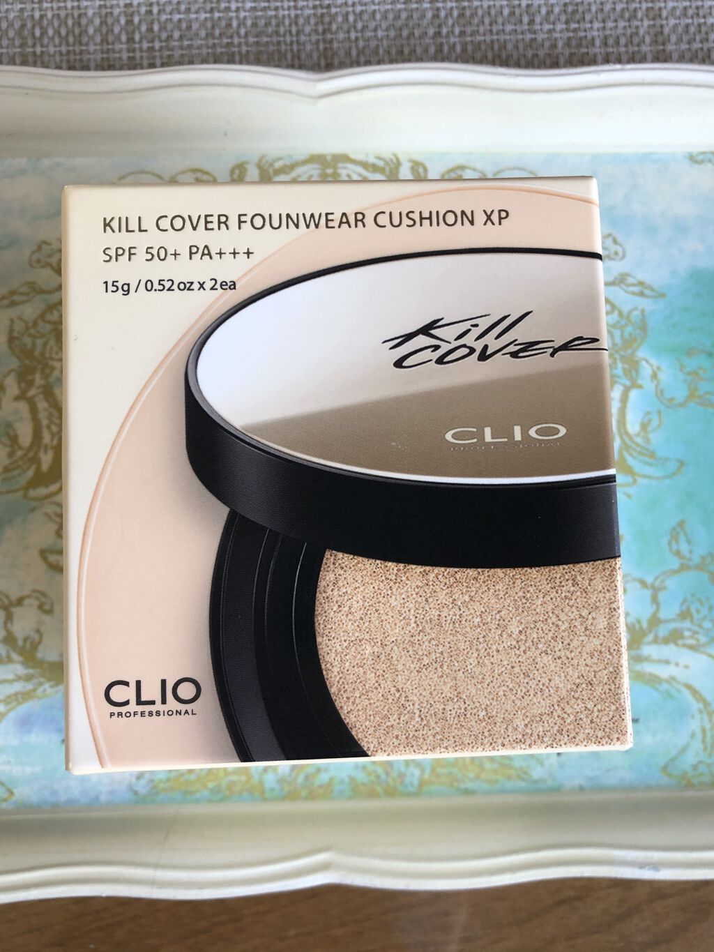 キル カバー ファンウェア クッション エックスピー/CLIO/クッションファンデーションを使ったクチコミ（1枚目）