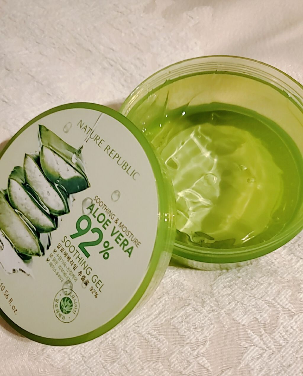 マイルド&モイスチャーアロエジェル/ネイチャーリパブリック/ボディローションを使ったクチコミ(1枚目)