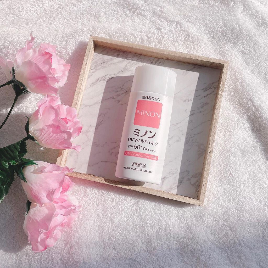 ミノンUVマイルドミルク/ミノン/日焼け止めミルクを使ったクチコミ(1枚目)