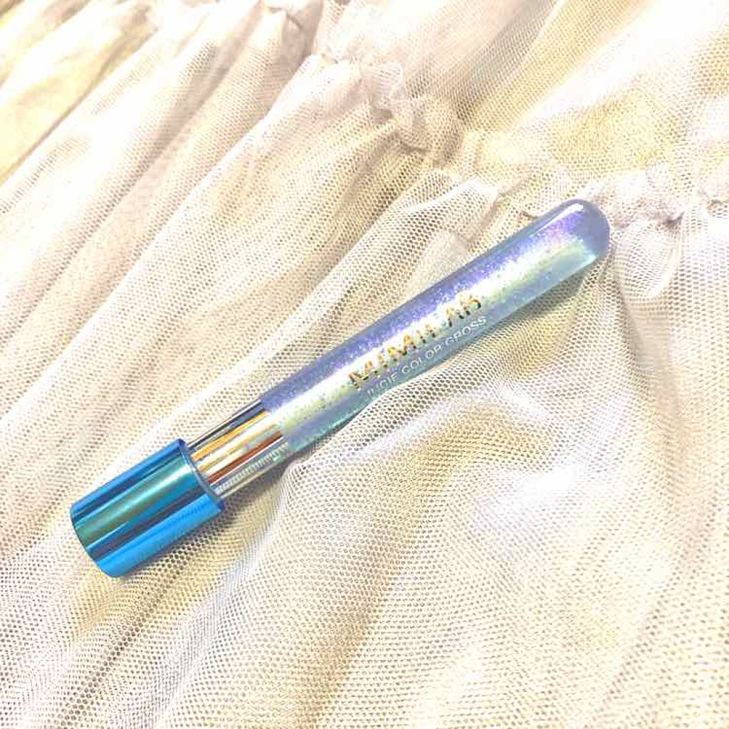 ジューシーポップカラーグロス ソーダポップブルー/ミミラボ/リップグロスを使ったクチコミ(1枚目)