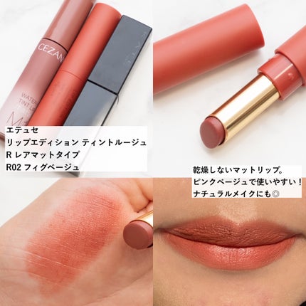 エテュセ リップエディション(ティントルージュ) R レアマットタイプ/ettusais/リップティントを使ったクチコミ(3枚目)