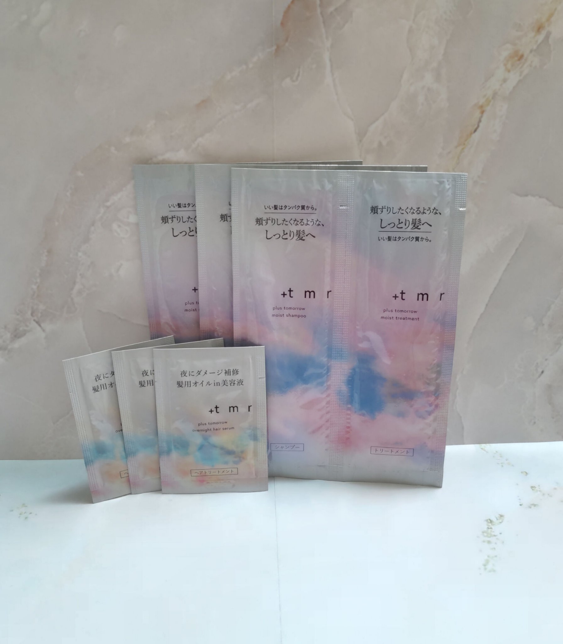 オーバーナイト ヘアセラム/＋ｔｍｒ/ヘアオイルを使ったクチコミ（1枚目）